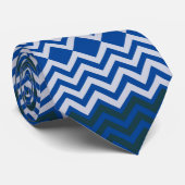 Cravate Rustique Monogramme Chic Groovy (Roulé)