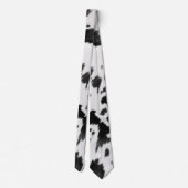 Cravate Rustique Pays Occidental Noir Blanc Cachet (Dos)