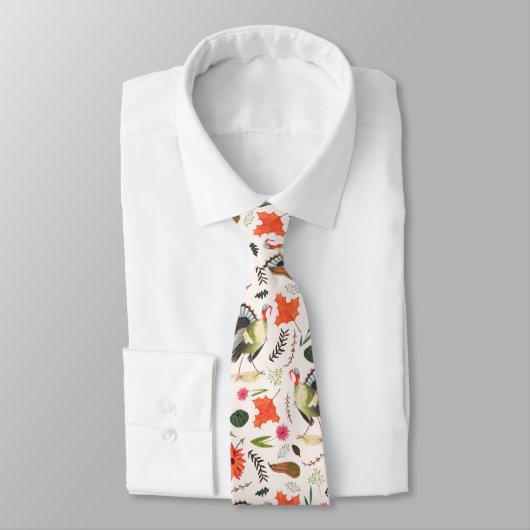 Cravate Rustique Thanksgiving dinkey motif (Attaché)