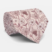 Cravate Rusty Pink Tie for Office and Everyday Style (Roulé)