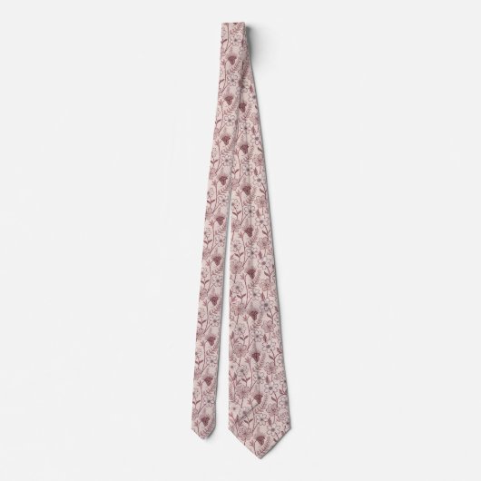 Cravate Rusty Pink Tie for Office and Everyday Style (Dos)