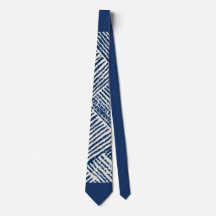 Rythme Bleu | Motif Géométrique Bleu Indigo