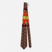 Cravate Rythmes primaires Mandala Motif (Devant)