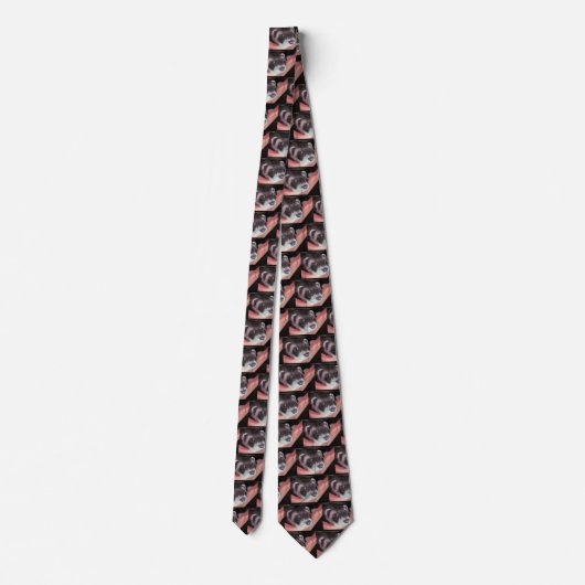 Cravate Sable Ferret Necktie (Dos)