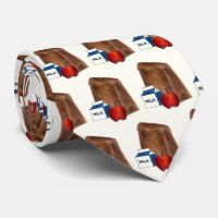Sac Brown de l'école Déjeuner Lait Carton Pomme En
