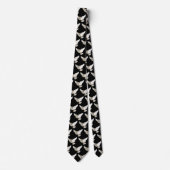 Cravate Sacrament Confirmation Dove Spirit Noir Blanc (Devant)
