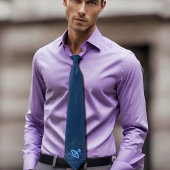 Cravate Sagittarius zodiac avec étoiles