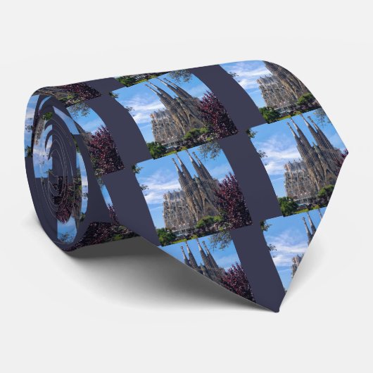 Cravate Sagrada Família (Roulé)