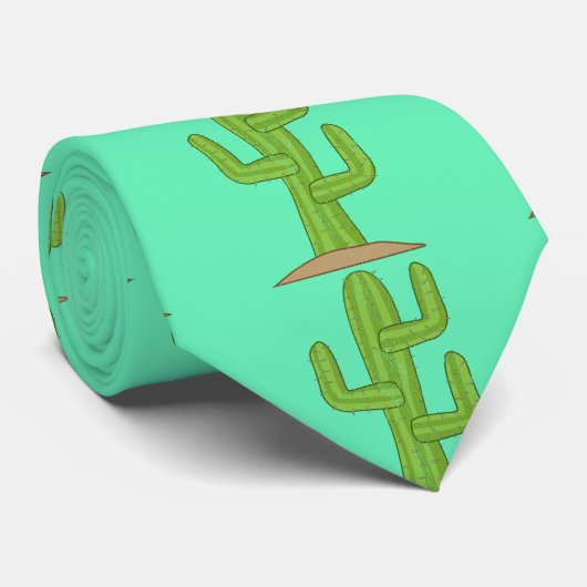 Cravate Saguaro Cactus Thunder_Cove (Roulé)