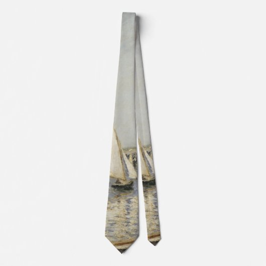 Cravate Sailboats at Argenteuil by Gustave Caillebotte (Devant)