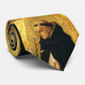Cravate Saint Dominique par Carlo Crivelli (Roulé)