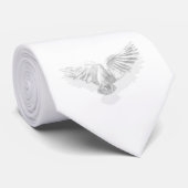 Cravate Saint-Esprit ; Colombe de blanc pur ! (Roulé)