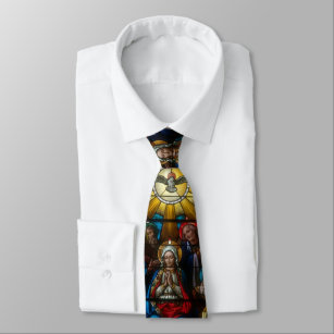 Cravate Saint-Esprit de Vierge Marie en verre souillé de