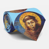 Cravate Saint François d'Assise Le Cantique de la Création (Roulé)
