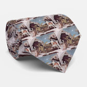 Cravate Saint George Combattant Le Dragon Par Uccello Paol (Roulé)