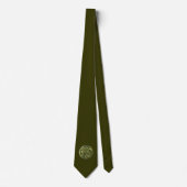 Cravate SAINT GEORGE ET DRAGON MEDALLION, vert (Devant)