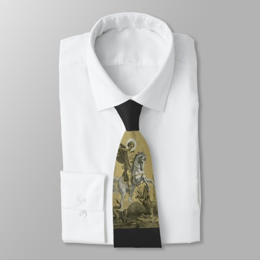 Cravate Saint George Patron d'Angleterre (Attaché)