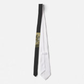 Cravate Saint George – Premium "Sunburst Gold" Art (Dos)