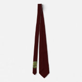 Cravate SAINT GEORGE, vert brun (Dos)