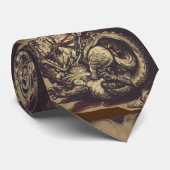 Cravate Saint Georges et le Dragon Grand Martyr (Roulé)