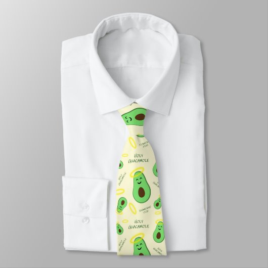 Cravate Saint-Guacamole mignon avocat (Attaché)