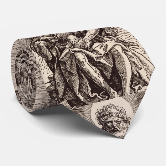 Cravate Saint Jean le Baptiste tenant l'agneau (Roulé)