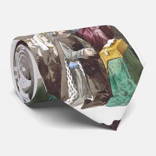 Cravate Saint Joseph Patron de l'Église universelle (Roulé)