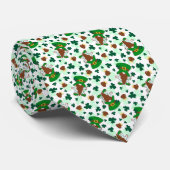 Cravate Saint Paddy's Day Leprechaun Gnomes (Roulé)
