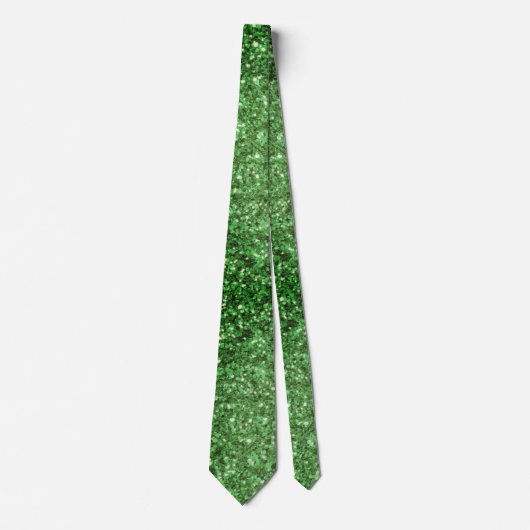 Cravate Saint Patrick’s day scintillant parties scintillan (Devant)