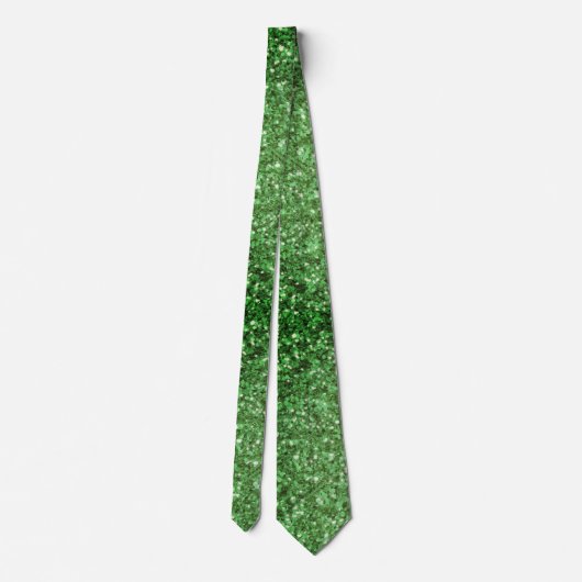 Cravate Saint Patrick’s day scintillant parties scintillan (Dos)