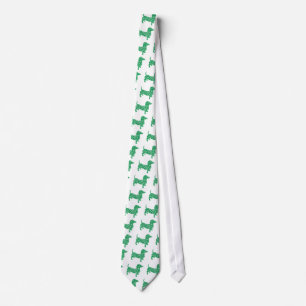 Cravate Saint Patrick's Day Dachshund