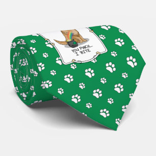 Cravate Saint Patrick's Day Golden Retriever Chien