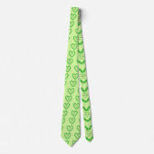 Cravate Saint Patrick's Day Heart (Devant)