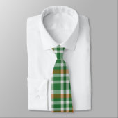 Cravate Saint Patrick's day Irlande Drapeau couleur en vic (Attaché)