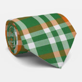 Cravate Saint Patrick's day Irlande Drapeau couleur en vic (Roulé)
