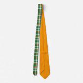 Cravate Saint Patrick's day Irlande Drapeau couleur en vic (Dos)