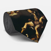 Cravate Saint Roch et l'Ange par Guy François (Roulé)