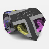 CRAVATE SAINT THERESE "...ADORE JÉSUS...MÊME À FOLLY !" (Roulé)