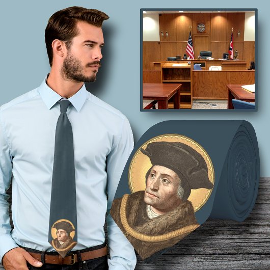 Cravate Saint Thomas More (SAU 026)