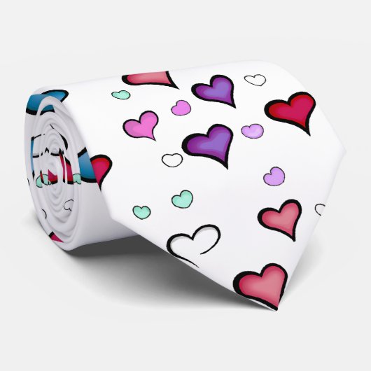 Cravate Saint Valentin (Roulé)