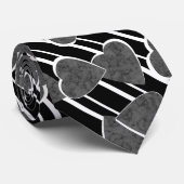 Cravate Saint Valentin, amour, mariage (Roulé)