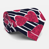 Cravate Saint Valentin, amour, mariage (Roulé)