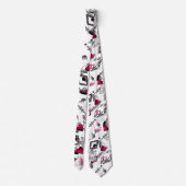 Cravate Saint Valentin, amour, mariage (Dos)