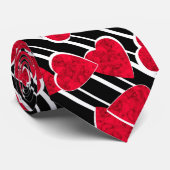 Cravate Saint Valentin, amour, mariage (Roulé)