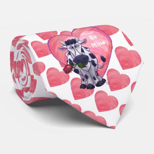 Cravate Saint Valentin de la vache (Roulé)