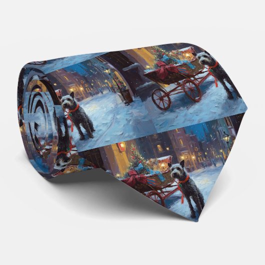 Cravate Saison de Noël de Chesapeake (Roulé)
