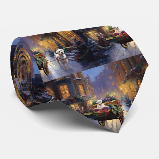 Cravate Saison de Noël maltaise (Roulé)