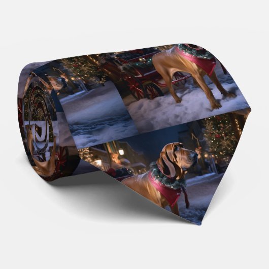 Cravate Saison Festive de Noël de Bloodhound (Roulé)