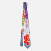 Cravate Sakura coloré et Dahlia Kimono :: (Dos)