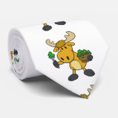 Cravate Salade de mangeur d'orignaux de caricature | chois (Roulé)